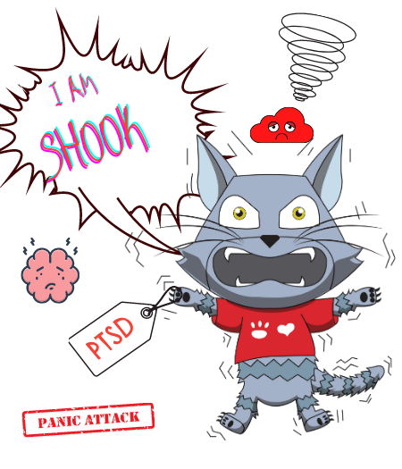 Guess what? Our pets suffers from anxiety too. Living in a life of PTSD