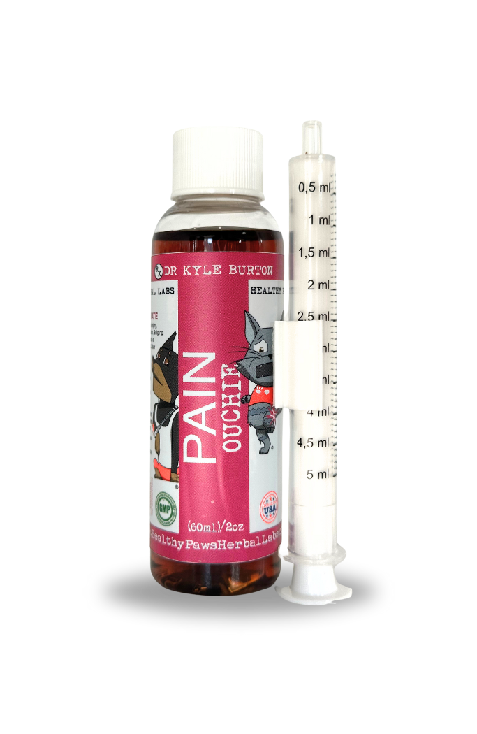 Liquid Supplement for Dog Pain & Inflammation Healthy Paws Herbal Labs