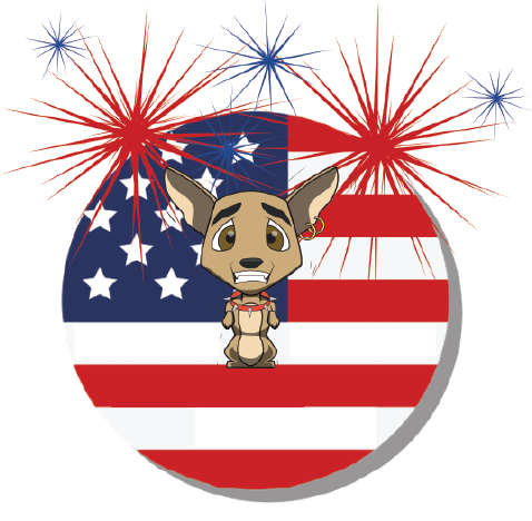 8 Tips to Keep your pet safe during 4th of July fireworks!